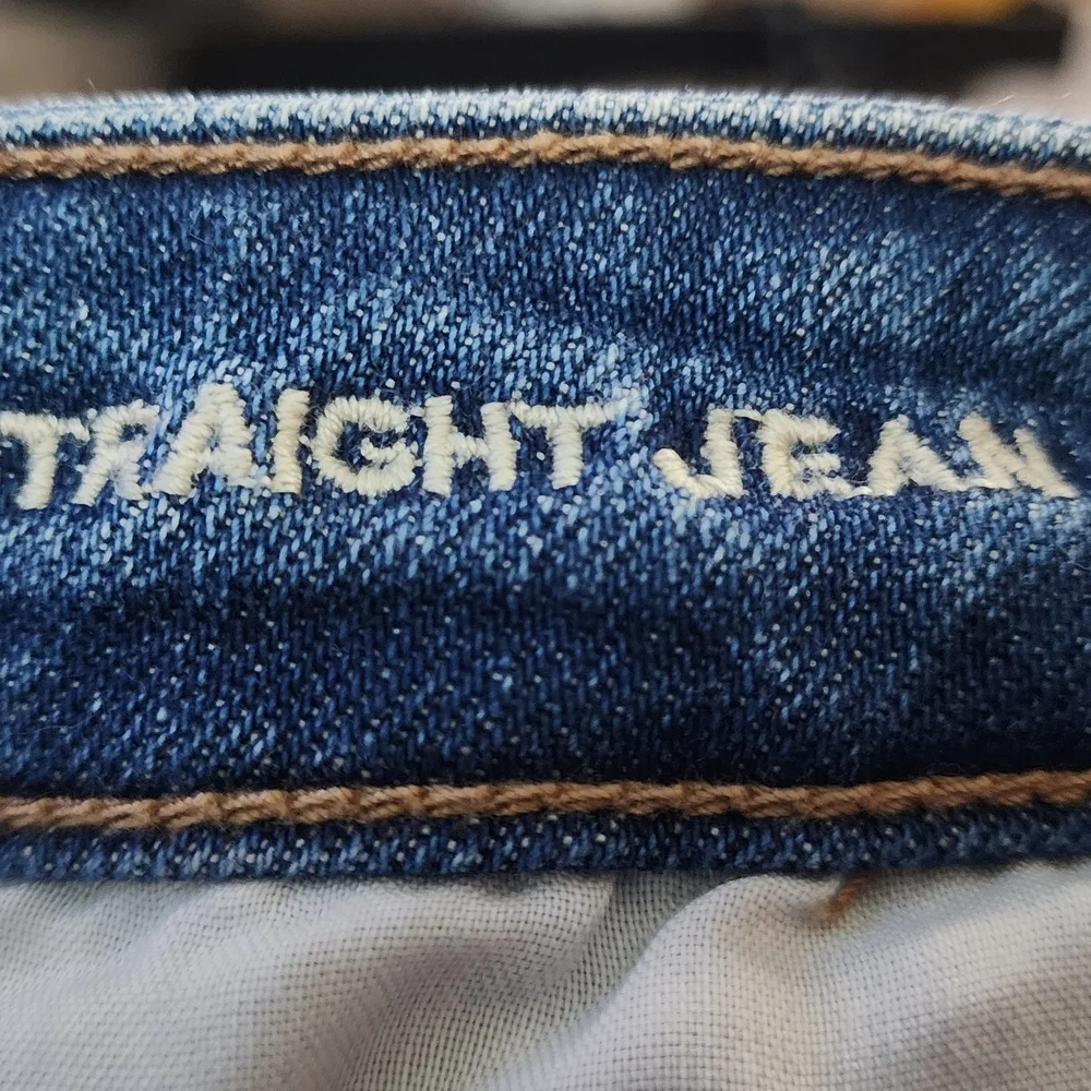 NWT AE American Eagle Outfitters Mom Straight Jeans - Picture 4 of 6
